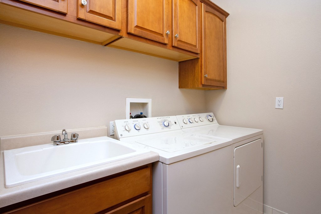 Laurel East End Apartments in Golden Valley, MN photo of washer and dryer in the unit