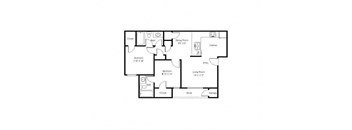 2 bedroom floor plan
