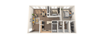 2 Bed 2 Bath 1175 Sq Ft