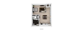 Live Work "A", studio like, floor plan