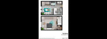 a floor plan of one bedroom unit