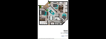 industry with a bedroom and a living room