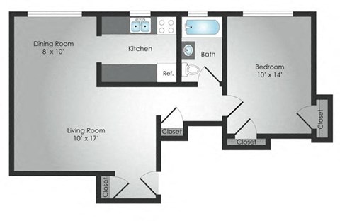 a diagram of a floor plan of a house