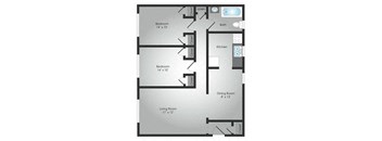a diagram of a floor plan of a house