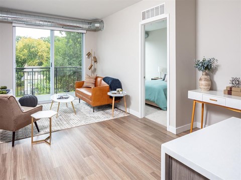 bright, spacious living rooms