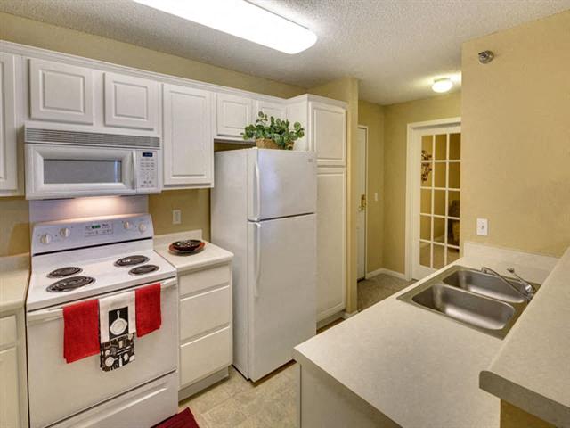 White kitchen appliances