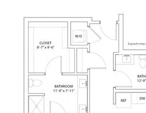 2 Bed 2 Bath Canyon