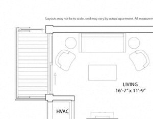 1 Bed 1 Bath Poppy