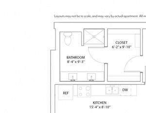 2 Bed 2 Bath Willow