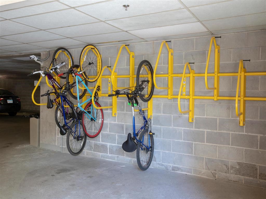 convenient bike racks