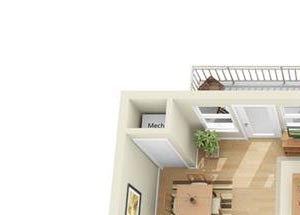 1 Bedroom 1 Bath Floor Plan 1 Bedroom 1 Bath Floor Plan at Uptown Lake Apartments, Minneapolis, 55408