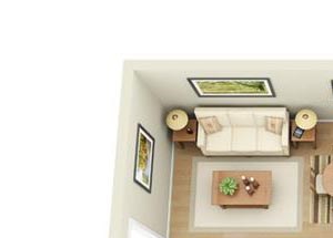 1 Bed 1 Bath Floor Plan 1 Bed 1 Bath Floor Plan at Uptown Lake Apartments, Minneapolis, MN