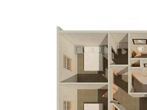 3 Bed, 2 Bath, 1382 sq. ft. D1- Gooseberry Falls floor plan