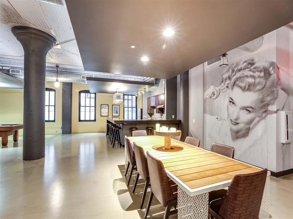 updated clubhouse/building lobby