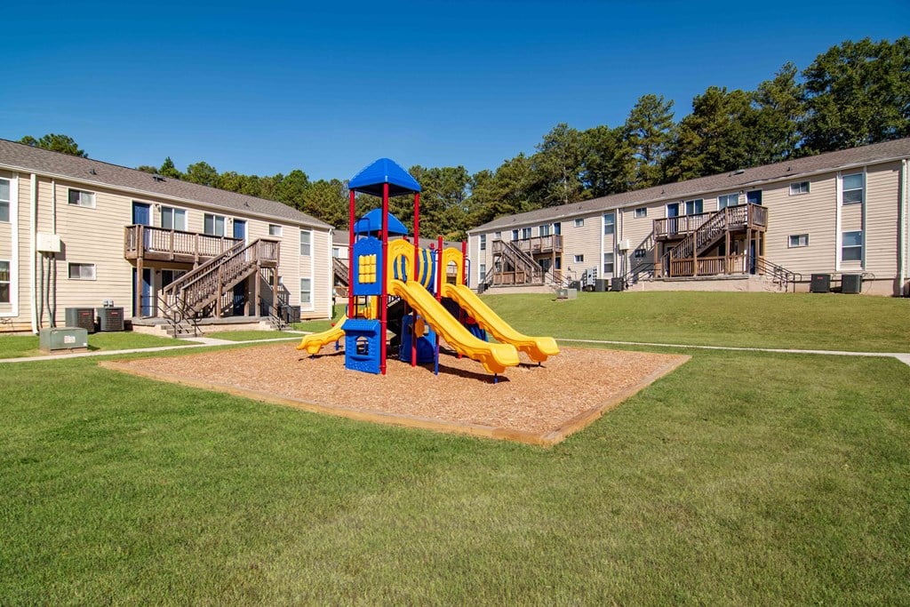 Playground area at Mableton Ridge Apartments in Mableton, GA, near Douglasville.