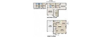 a floor plan of a house