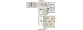 floor plan photo of the aspen in alexandria, va