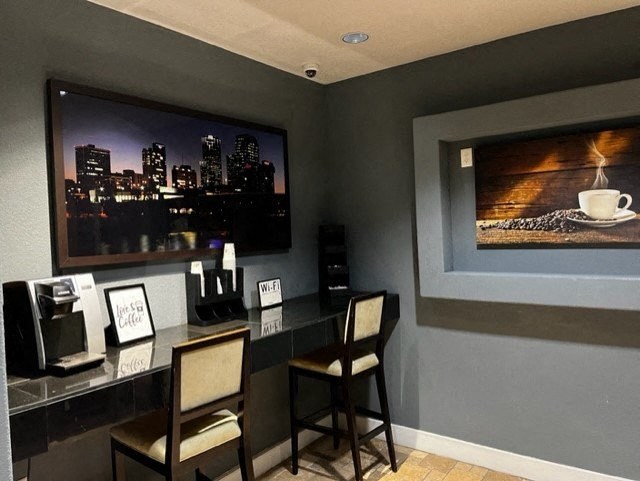 A coffee bar at The Metropolitan