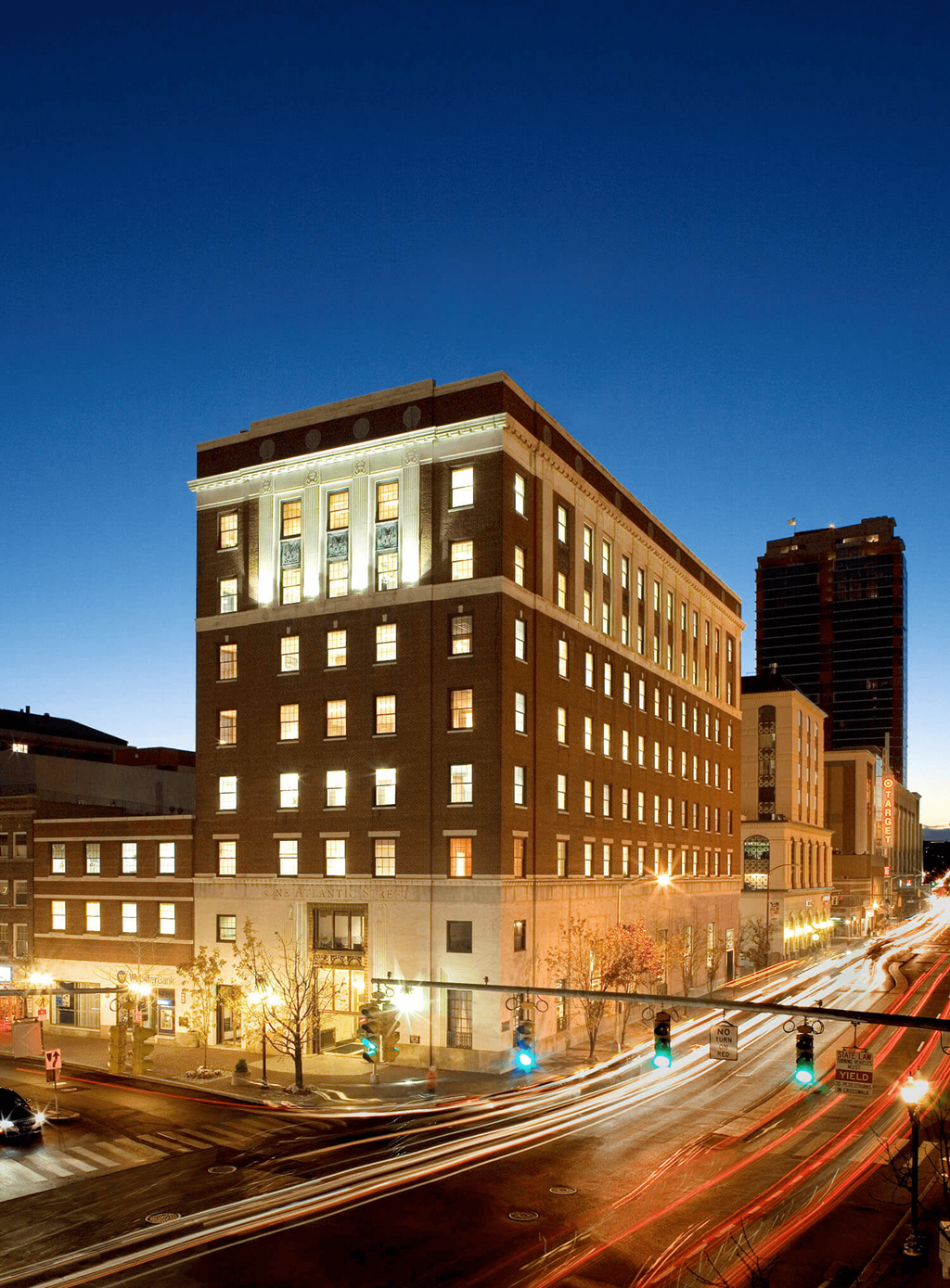 the building in which the hotel is located