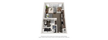 Nine 50 luxury A1 floor plan