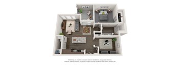 Nine 50 A10 luxury floor Plan 1 bed 1 bath