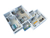 2 Bedroom 2 bath 1,200 square feet C3 Floor Plan