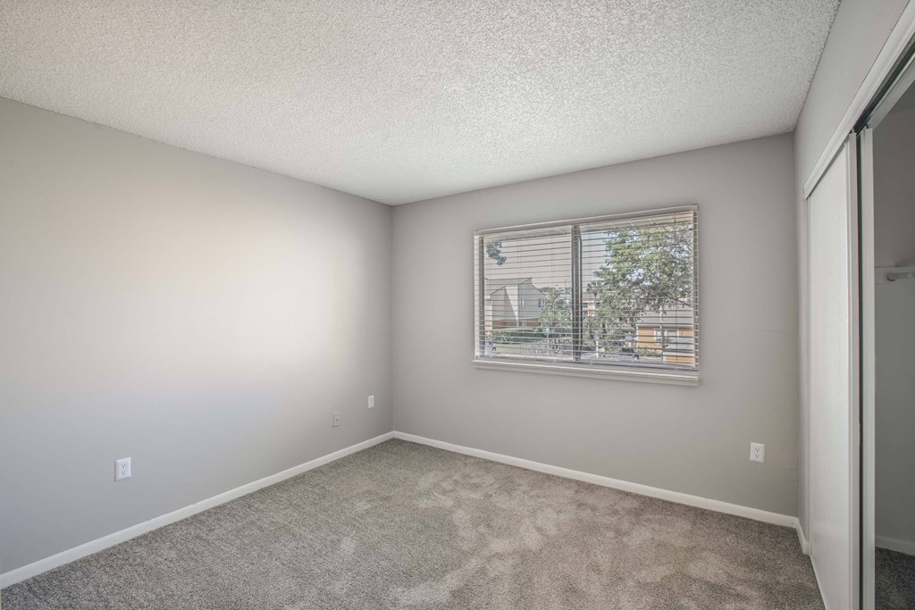 Pet-Friendly Apartments in Kissimmee, FL- Mirador at Woodside - Bedroom with Plush Carpeting