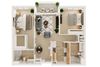 2 Bed 2 Bath (A)