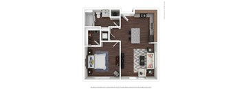 1 bedroom floorplan