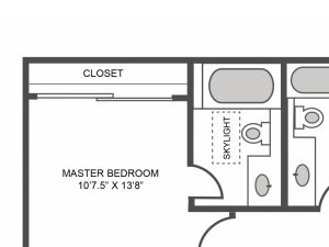 Beach Floorplan 2 Bed - 2 Bath,1010 sq ft, beach floorplan at Montego Bay