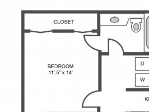 Coral Floorplan 2 Bed - 2 Bath,1084 sq ft, coral floorplan at Montego Bay
