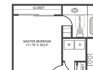 Isle Floorplan 2 Bed - 2 Bath,1076 sq ft, isle floorplan at Montego Bay