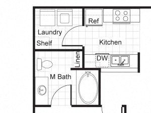2 Bed - 2 Bath |1015 sq ft floorplan 2 Bed - 2 Bath |1015 sq ft floorplan