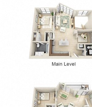 1 Bedroom 1Bath