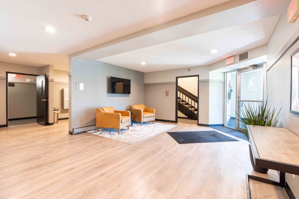 the lobby or reception area at sleep inn  suites rapid city