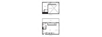 Orion apartments in Oakland California photo of One bedroom and One bathroom Townhome floorplan