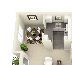 1 Bed, 1 Bath, 804 sq. ft. St. Johns