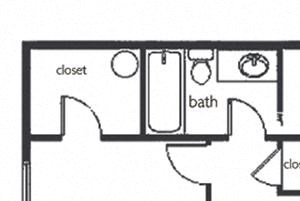 ONE BEDROOM-663 Sqt