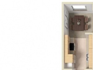 large, 1 br, 1 ba, 700 sq. ft.