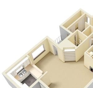 2 Bed, 2 Bath, 1090 sq ft, Laurel floor plan