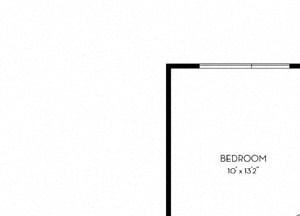 1 bed 1 Bath 725 square feet floor plan B1