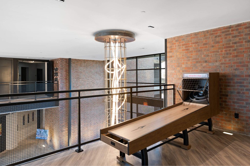 A Skee-Ball game inside The Laura community lounge.
