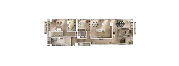 A series of images showing different rooms of a house.