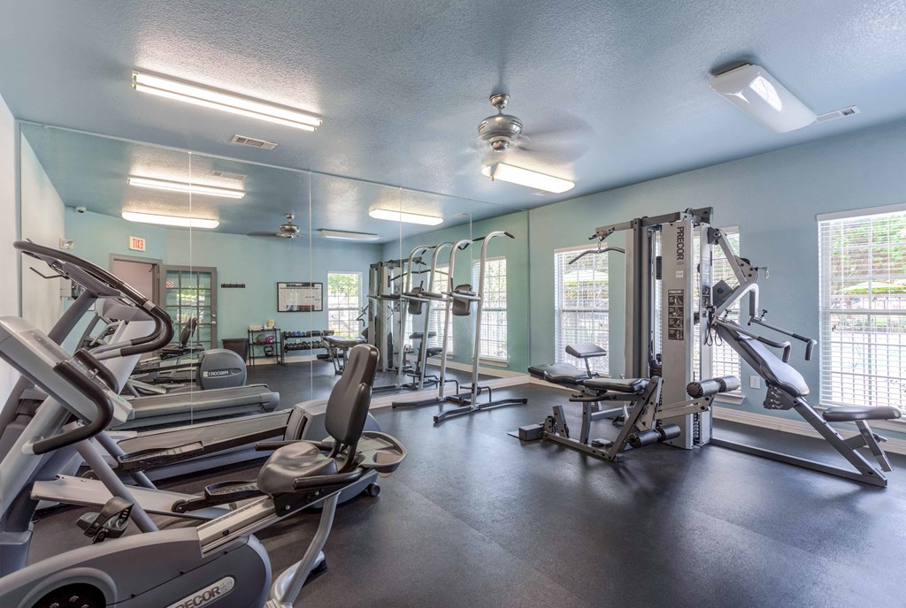 Apartments in Clarksville, TN for Rent - Parc at Clarksville - Fitness Center with strength training machines