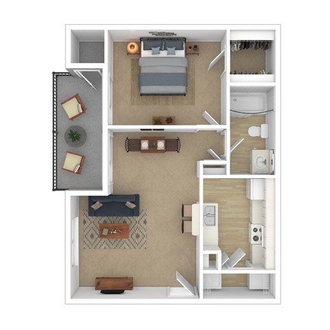 3D Floor plan rendering