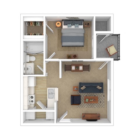 3D Floor plan rendering