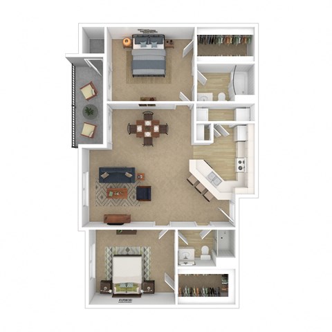 3D Floor plan rendering