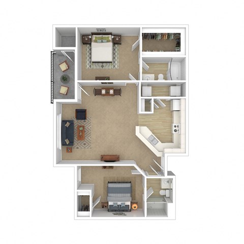 3D Floor plan rendering