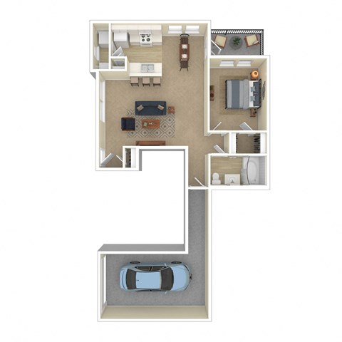 3D Floor plan rendering