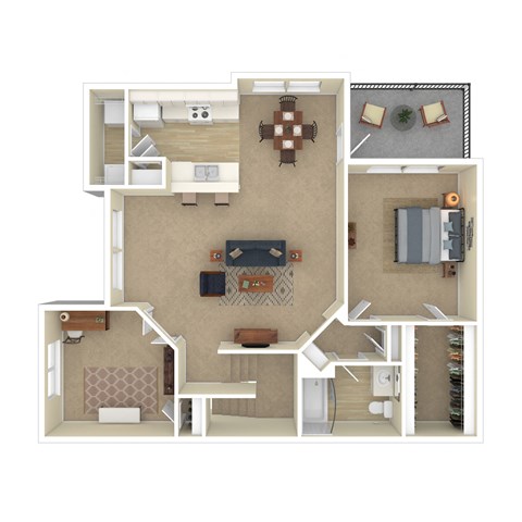 3D Floor plan rendering